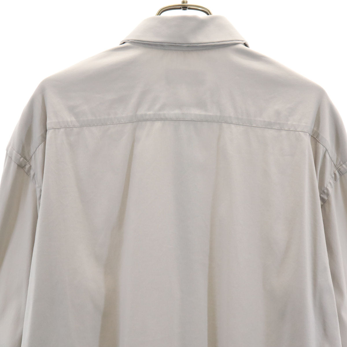 PRADA プラダ イタリア製 長袖 シャツ 39 グレー メンズ
