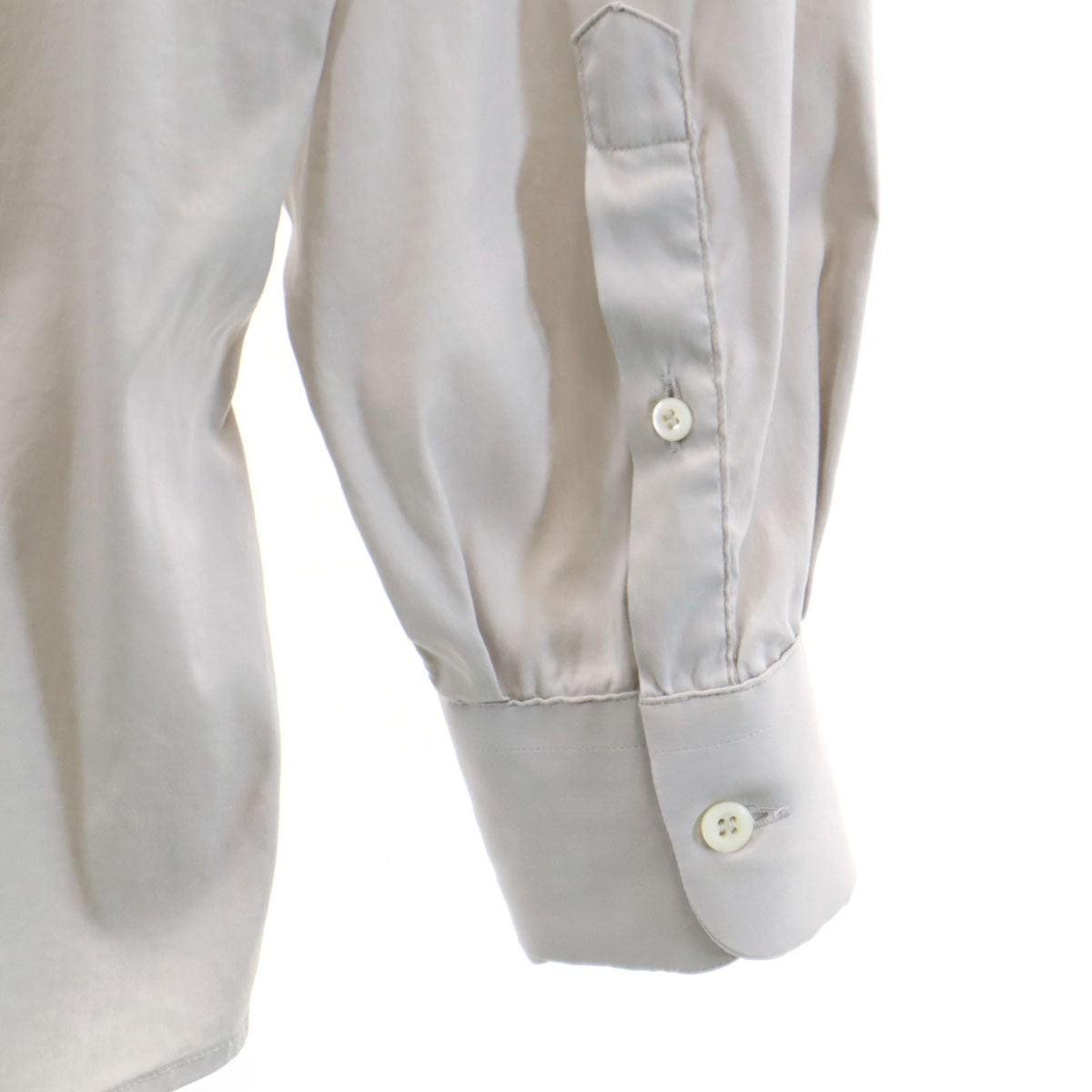 PRADA プラダ イタリア製 長袖 シャツ 39 グレー メンズ