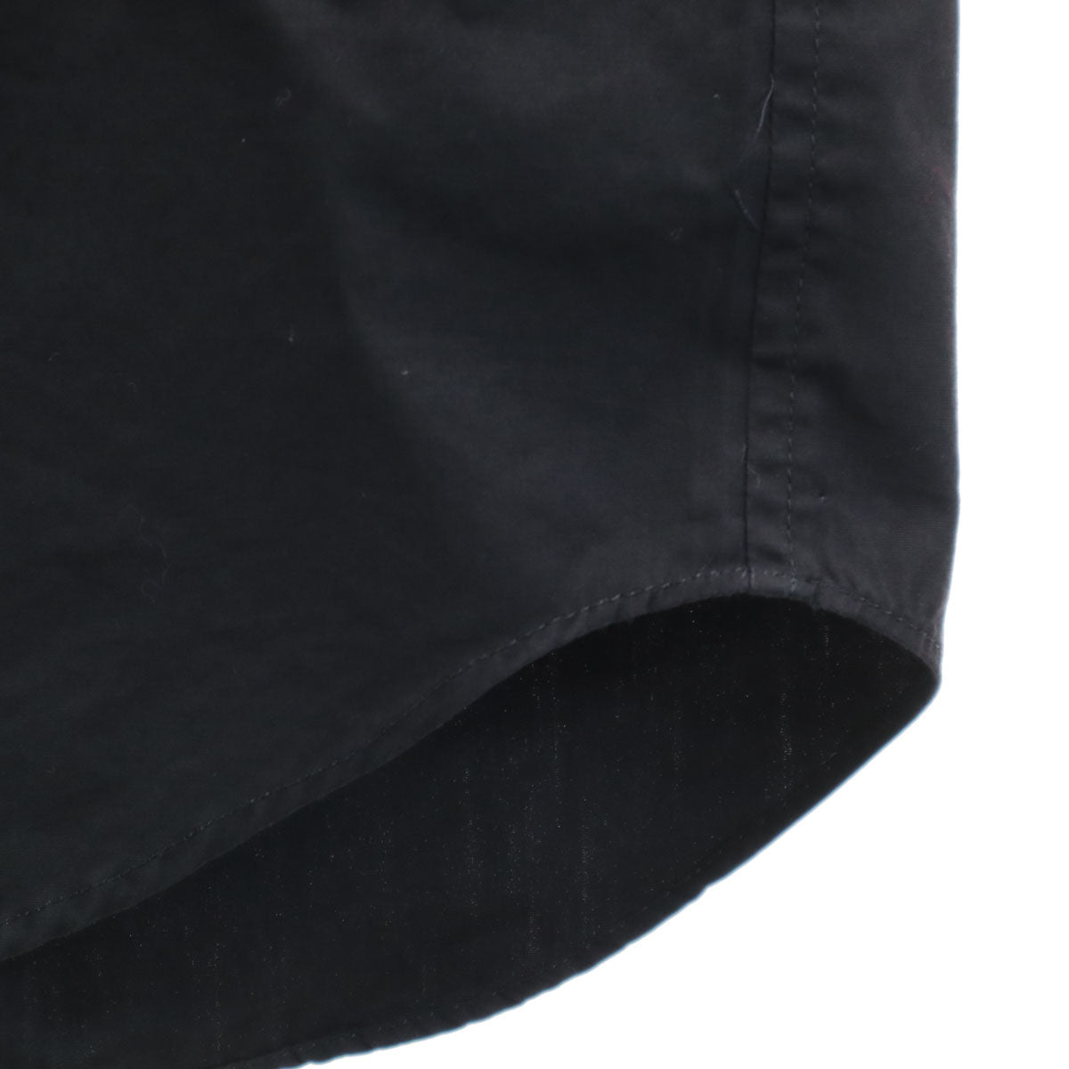 COMME des GARCONS コムデギャルソン 80s 日本製 ヴィンテージ 長袖 ダブルカフス コットンシャツ M ブラック メンズ