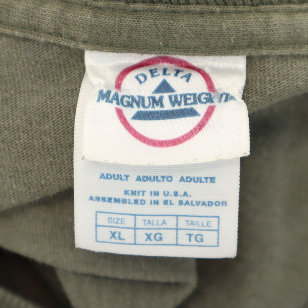 DELTA デルタ プレイボーイ TALENT SCOUT 半袖 Tシャツ XL カーキ メンズ