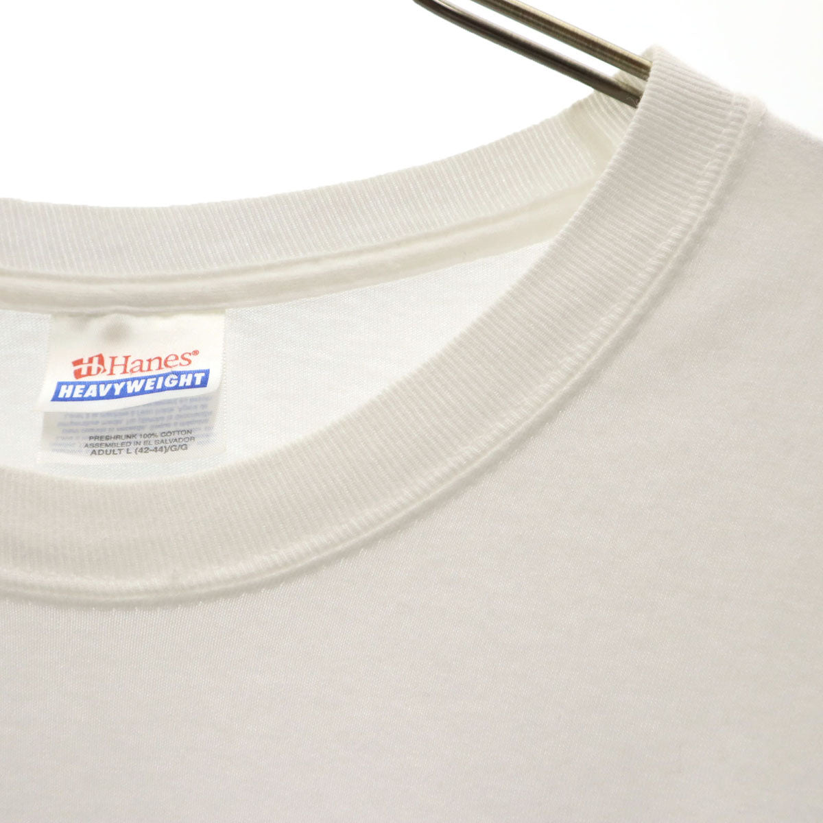 Hanes ヘインズ WANTED 半袖 Tシャツ L ホワイト メンズ