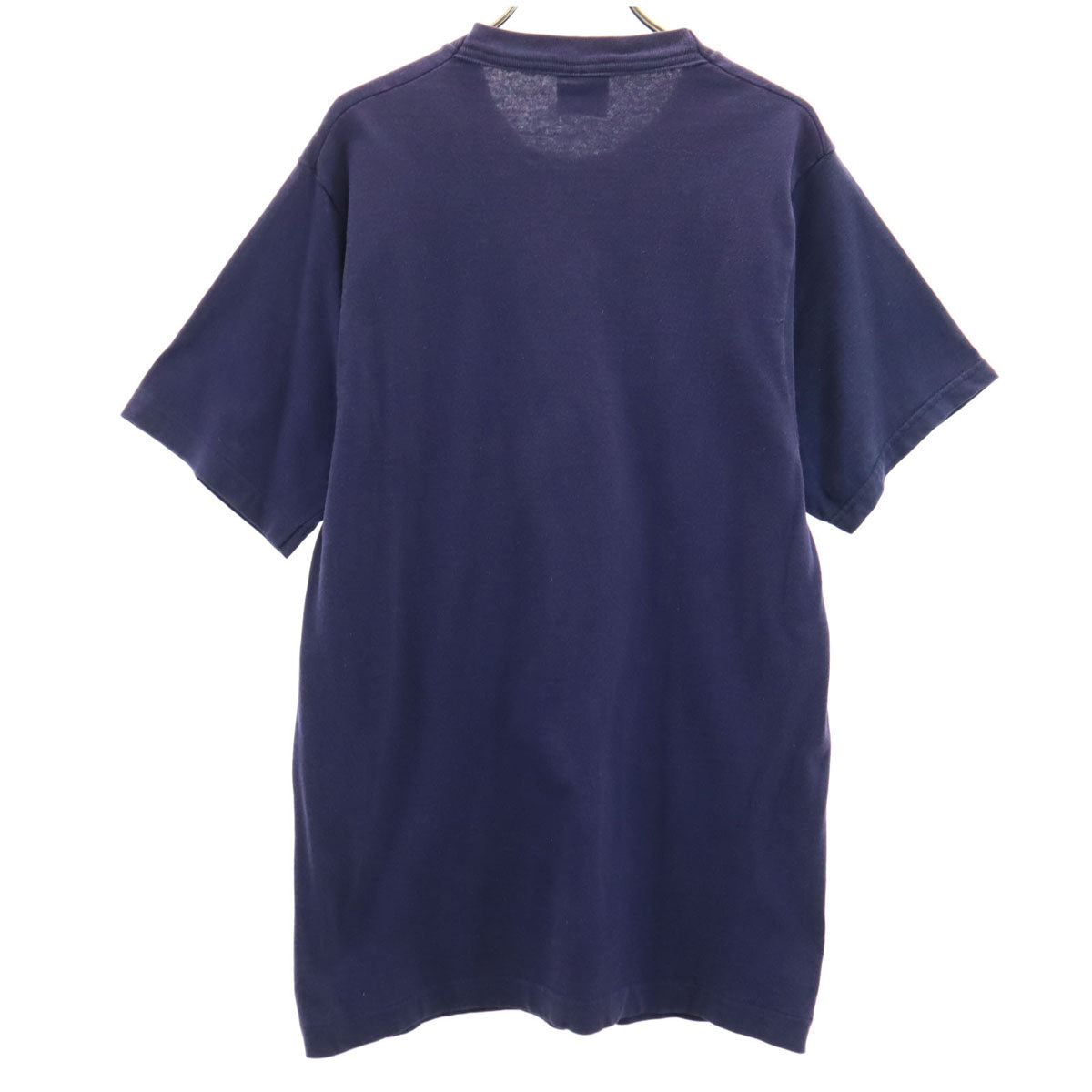 HONORS 90s USA製 オールド 半袖 無地 Tシャツ M ネイビー ポケT メンズ