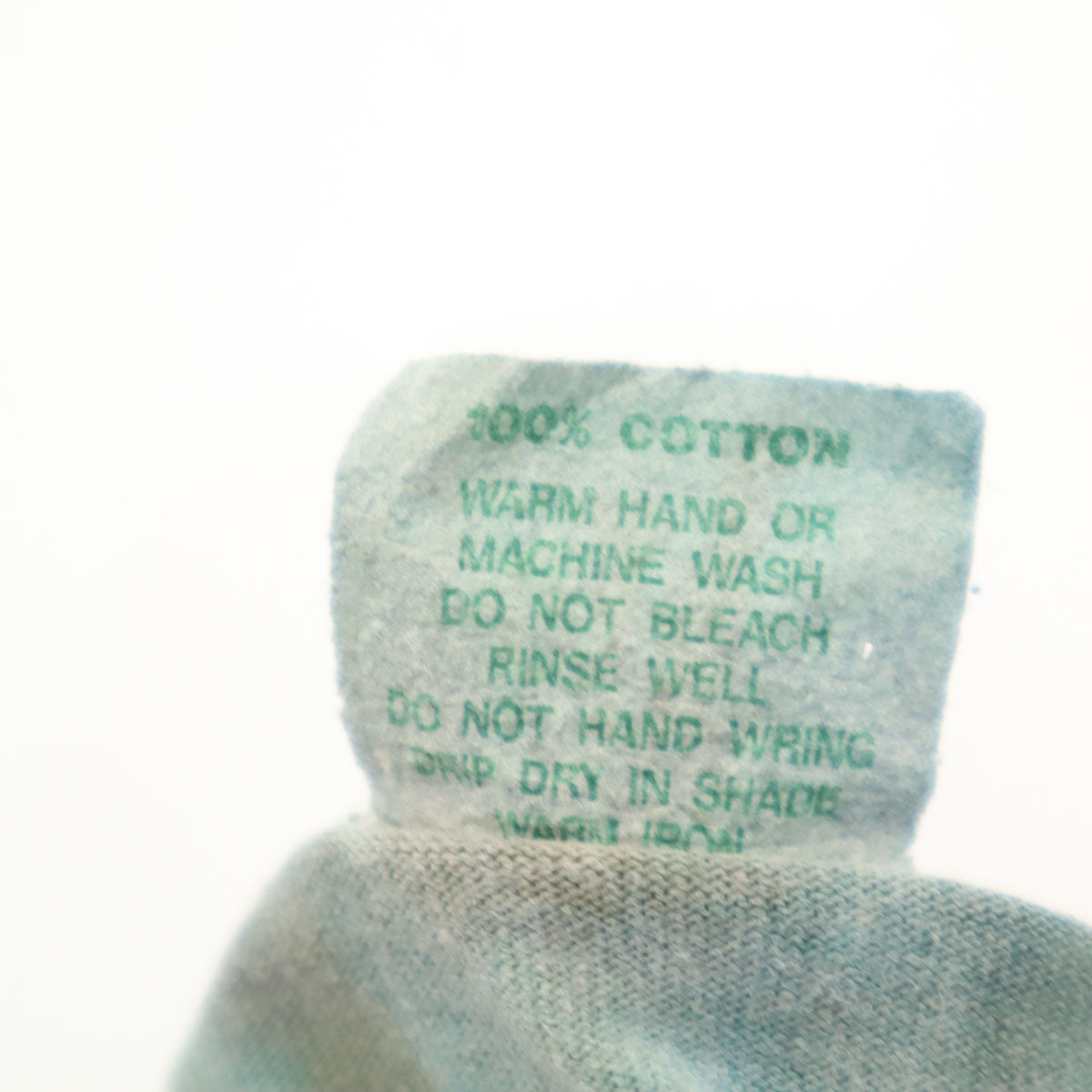 90s オールド QUINKANS 岩絵 半袖 Tシャツ カーキグレー系 シングルステッチ アート メンズ