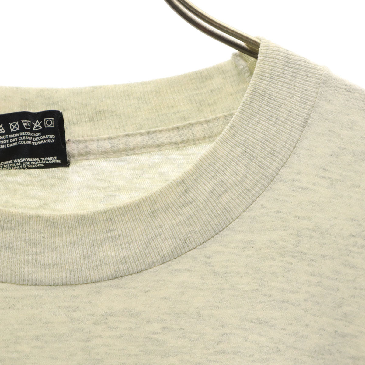 FRUIT OF THE LOOM BEST フルーツオブザルーム ベスト 90s USA製 オールド メッセージ プリント 半袖 Tシャツ XL グレー シングルステッチ メンズ