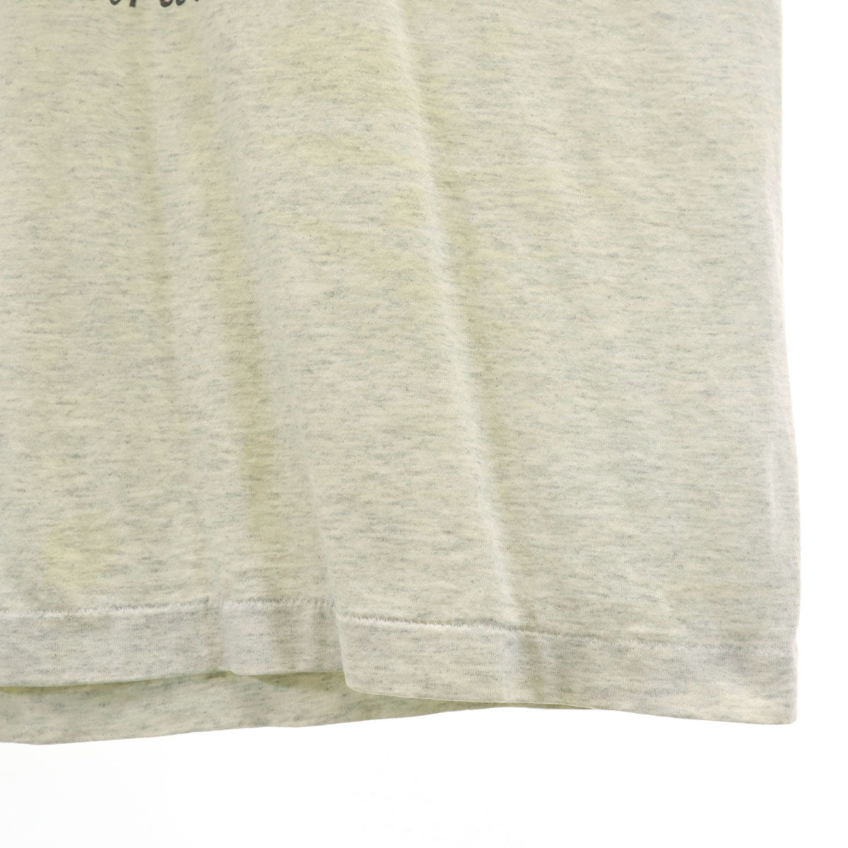 FRUIT OF THE LOOM BEST フルーツオブザルーム ベスト 90s USA製 オールド メッセージ プリント 半袖 Tシャツ XL グレー シングルステッチ メンズ