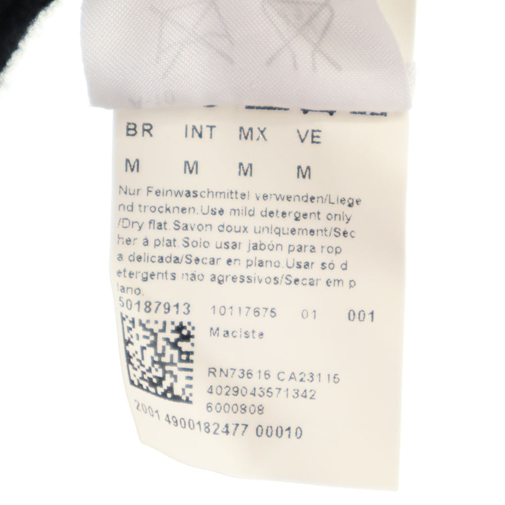 BOSS ボス ウール100％ 長袖 ショールカラー ニットカーディガン M 黒 メンズ