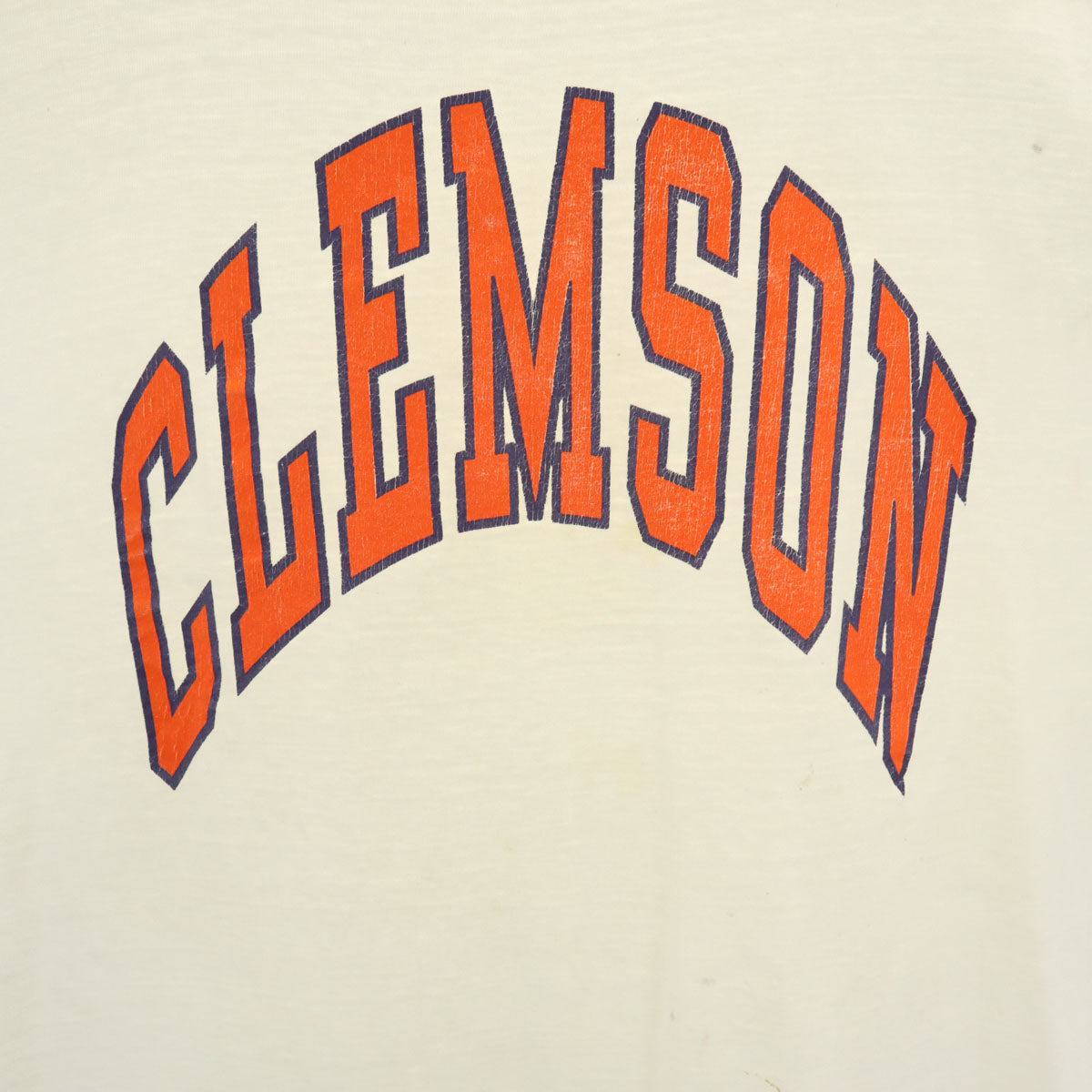 Hanes ヘインズ 90s USA製 オールド CLEMSON 半袖 Tシャツ XL ホワイト シングルステッチ メンズ