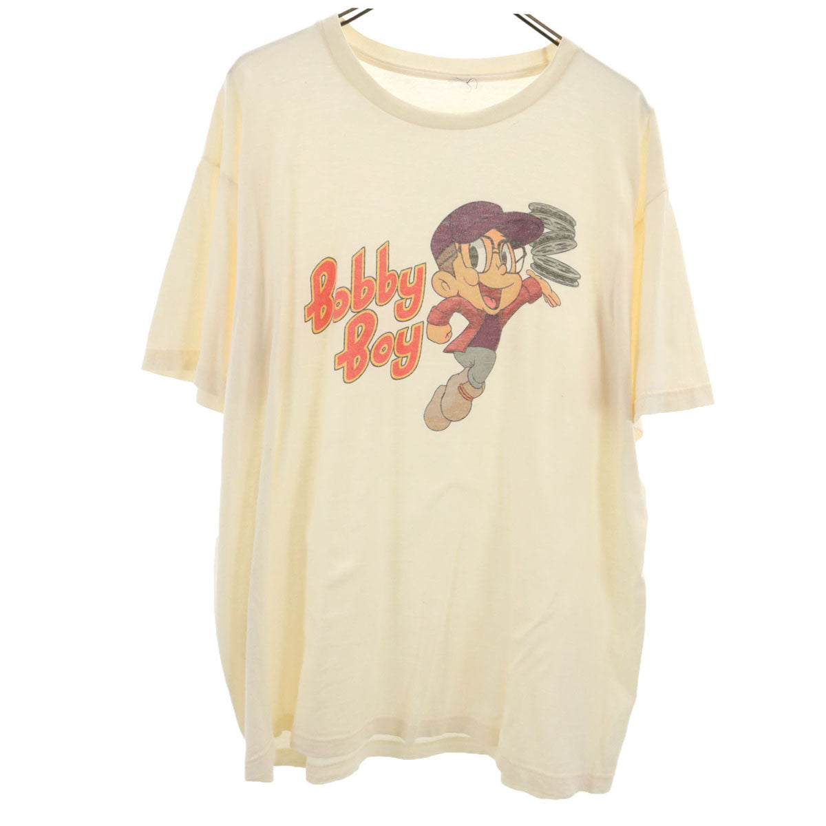 90s オールド Bobby Boy 半袖 Tシャツ アイボリー ボビーボーイ メンズ