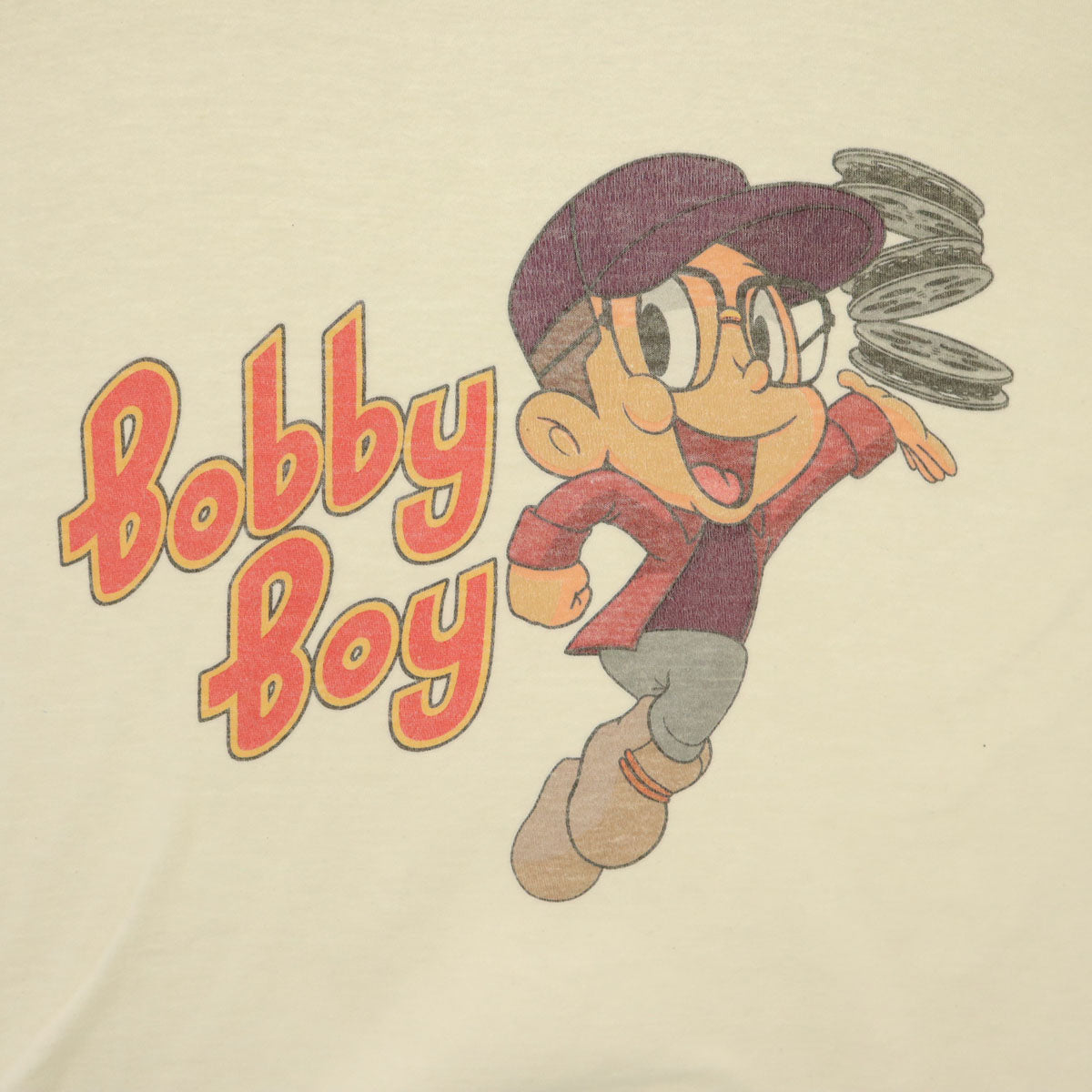 90s オールド Bobby Boy 半袖 Tシャツ アイボリー ボビーボーイ メンズ