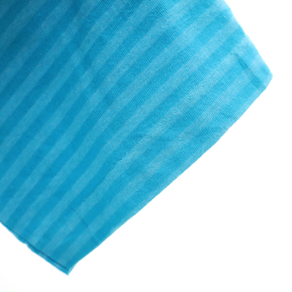 FRUIT OF THE LOOM フルーツオブザルーム 90s USA製 オールド ボーダー柄 半袖 Tシャツ L 水色 シングルステッチ レディース