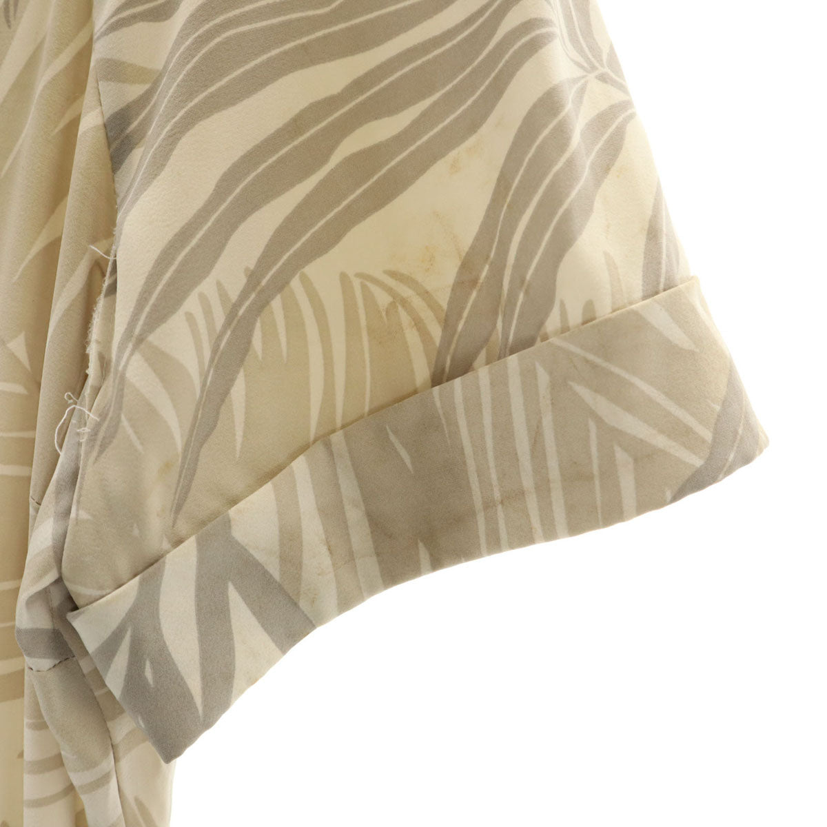 ARMANI EXCHANGE アルマーニエクスチェンジ 総柄 半袖 ミニワンピース XS グレー系 レディース