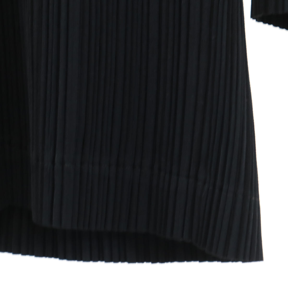 ISSEY MIYAKE イッセイミヤケ 90s 日本製 オールド スタンドカラー プリーツ ジャケット M ブラック レディース