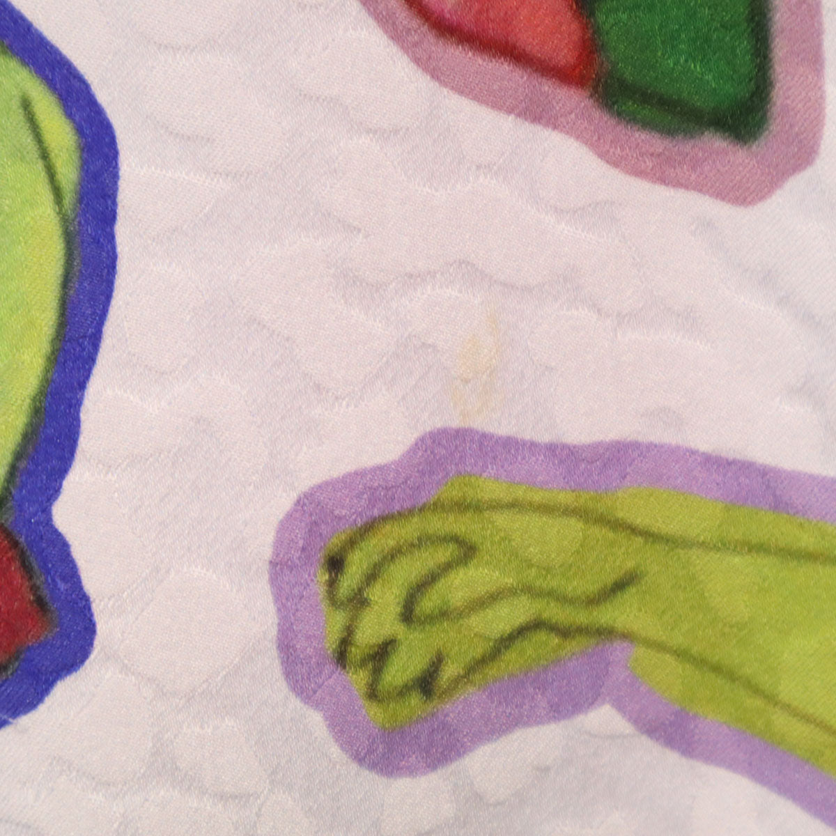 Stella McCartney ステラマッカートニー THE BEATLES ビートルズ コラボ シルク 映画 イエロー サブマリン 長袖 シャツ 34 ピンクホワイト系 レディース