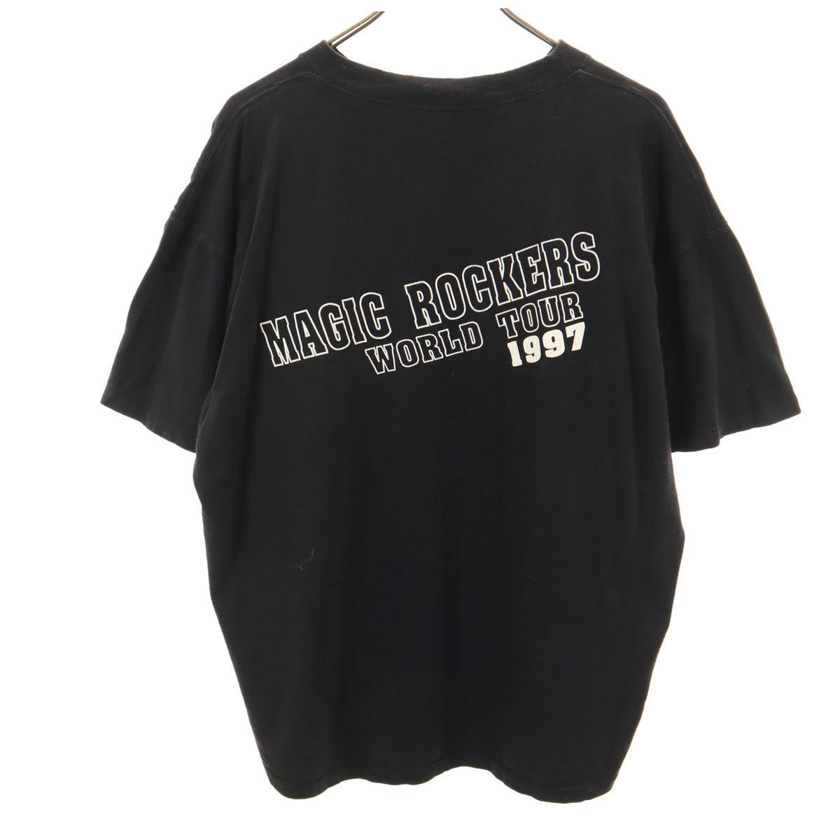 ONEITA オニータ 90s オールド 1997年 MAGIC ROCKERS ワールドツアー 半袖 Tシャツ XL ブラック シングルステッチ POWER-T メンズ