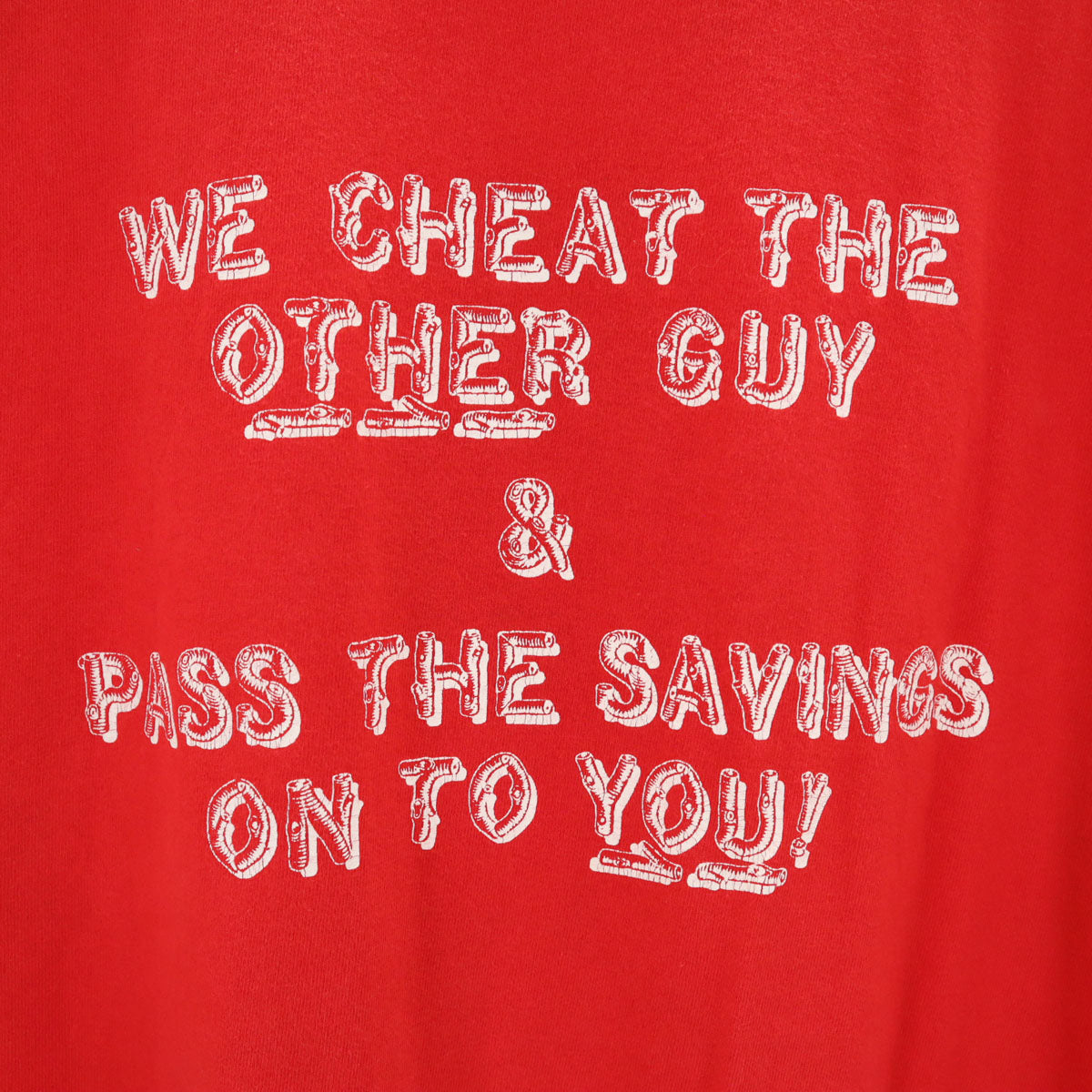 ONEITA オニータ 90s USA製 オールド CHILKOOT CHARLIE'S 半袖 Tシャツ XL レッド シングルステッチ POWER-T メンズ