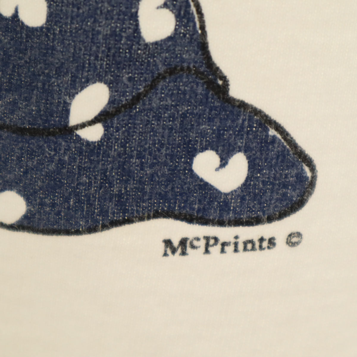 ALORE アローレ 90s USA製 オールド ミシガン  ドッグプリント 半袖 ロング Tシャツ OS ホワイト シングルステッチ 犬 レディース