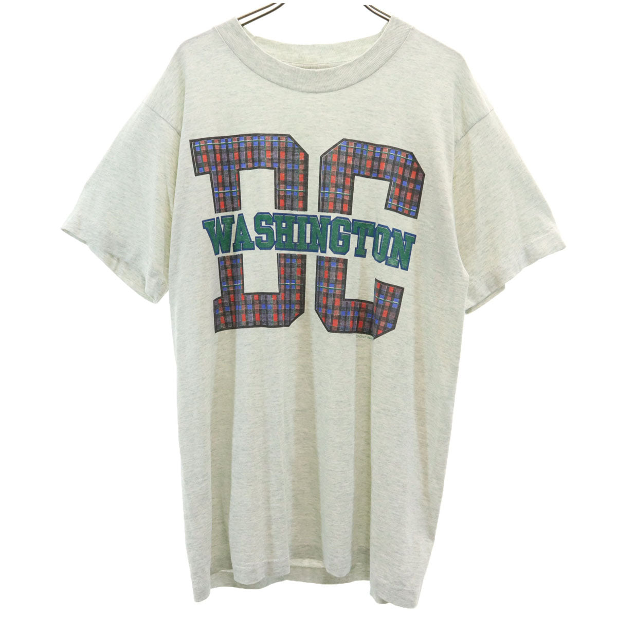 90s オールド 半袖 Tシャツ グレー系 シングルステッチ メンズ