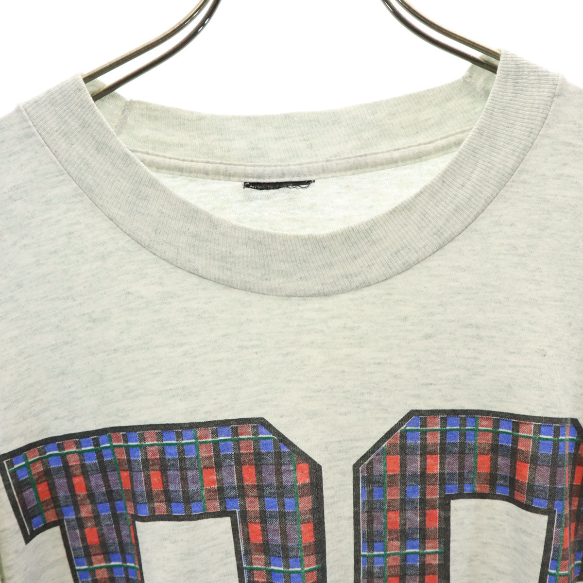 90s オールド 半袖 Tシャツ グレー系 シングルステッチ メンズ