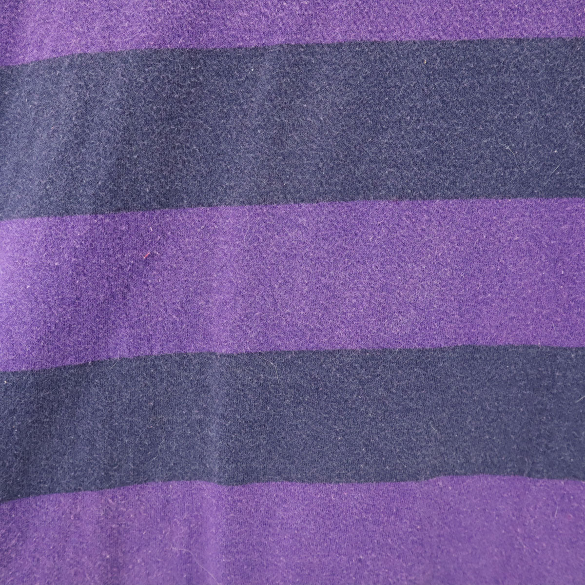 Disney ディズニー originals ミッキーマウス オールド ボーダー 半袖 ヘンリーネック Tシャツ S/M パープル×ネイビー メンズ