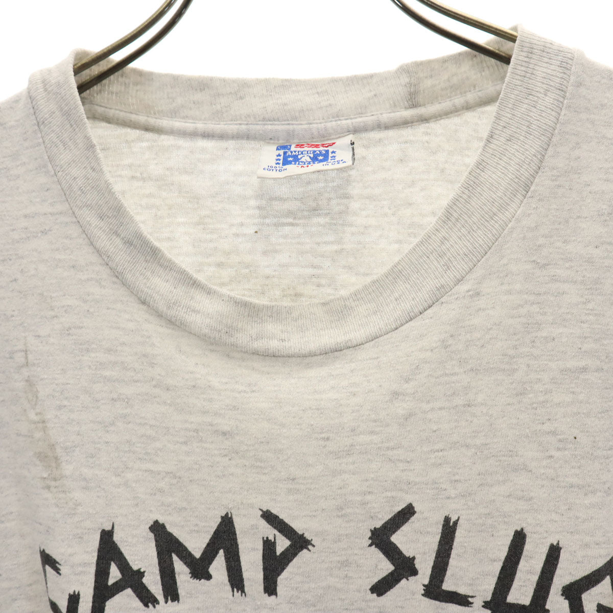 AMERICA'S FINEST 90s USA製 オールド 半袖 Tシャツ M グレー系 シングルステッチ メンズ