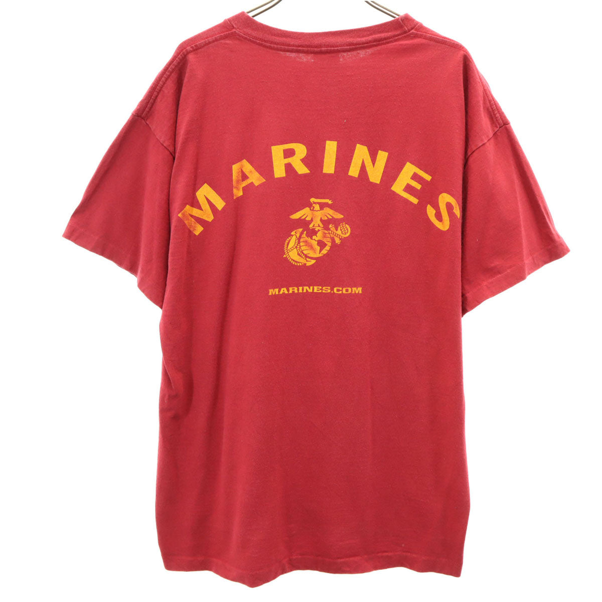 GREAT AMERICAN T-SHIRT FACTORY 90s USA製 オールド 半袖 Tシャツ レッド系 シングルステッチ バックプリント メンズ