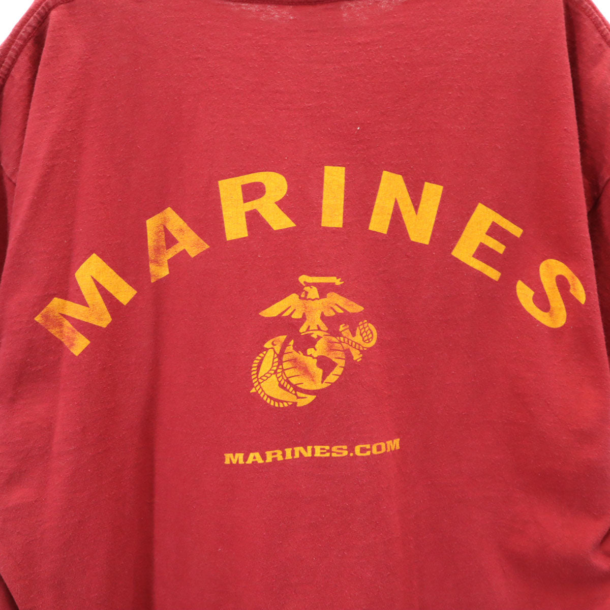 GREAT AMERICAN T-SHIRT FACTORY 90s USA製 オールド 半袖 Tシャツ レッド系 シングルステッチ バックプリント メンズ