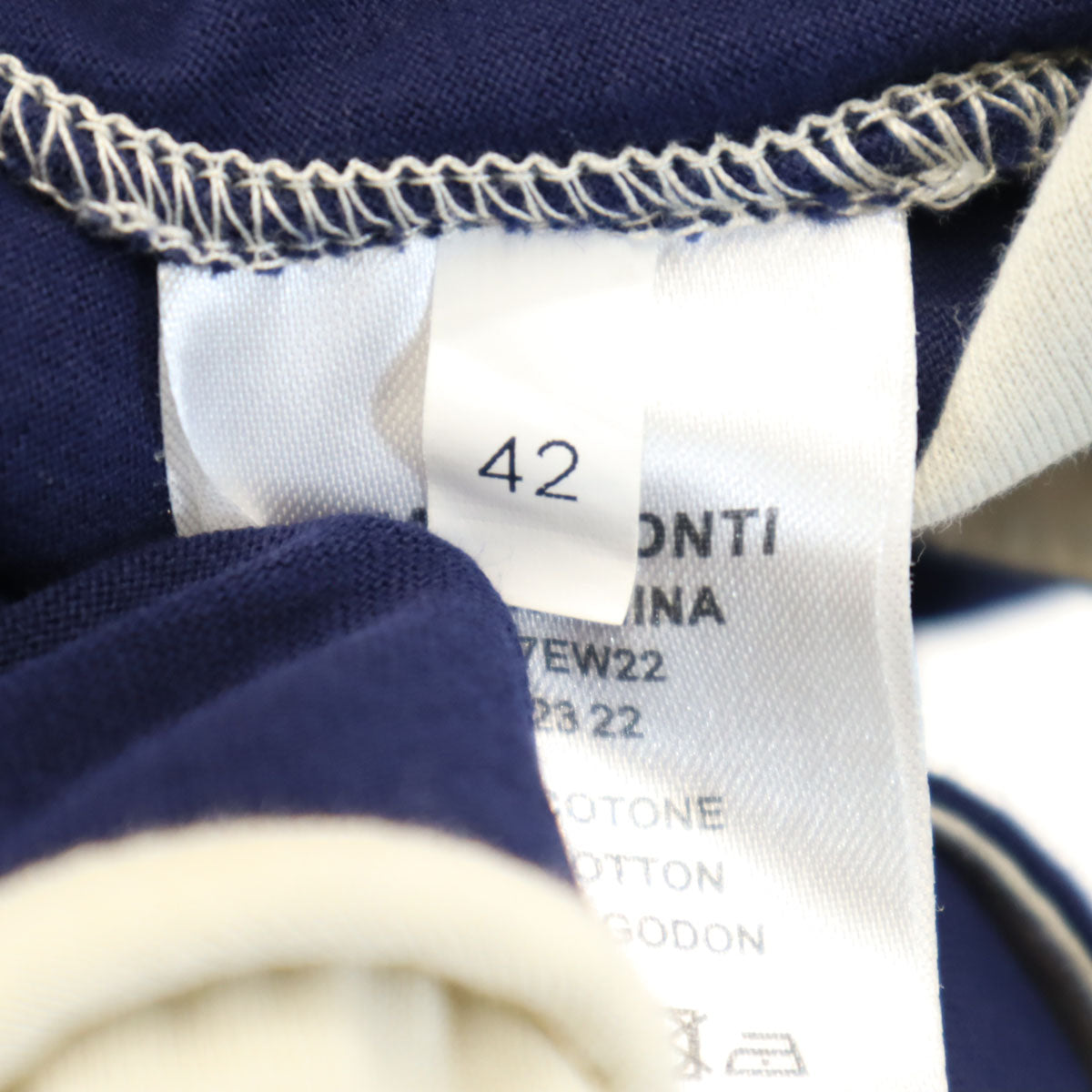 LIVIANA CONTI リビアナコンティ 半袖 カットソー 42 ネイビー レディース