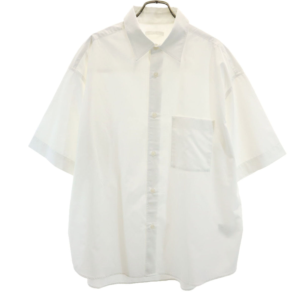 WYM ウィム 5分袖 シャツ M ホワイト メンズ