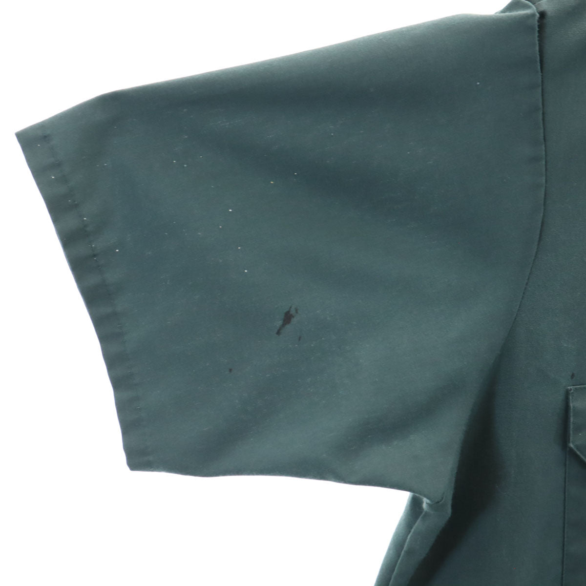 BIG BEN ビッグベン 70s ヴィンテージ 半袖 ワークシャツ L 深緑 メンズ