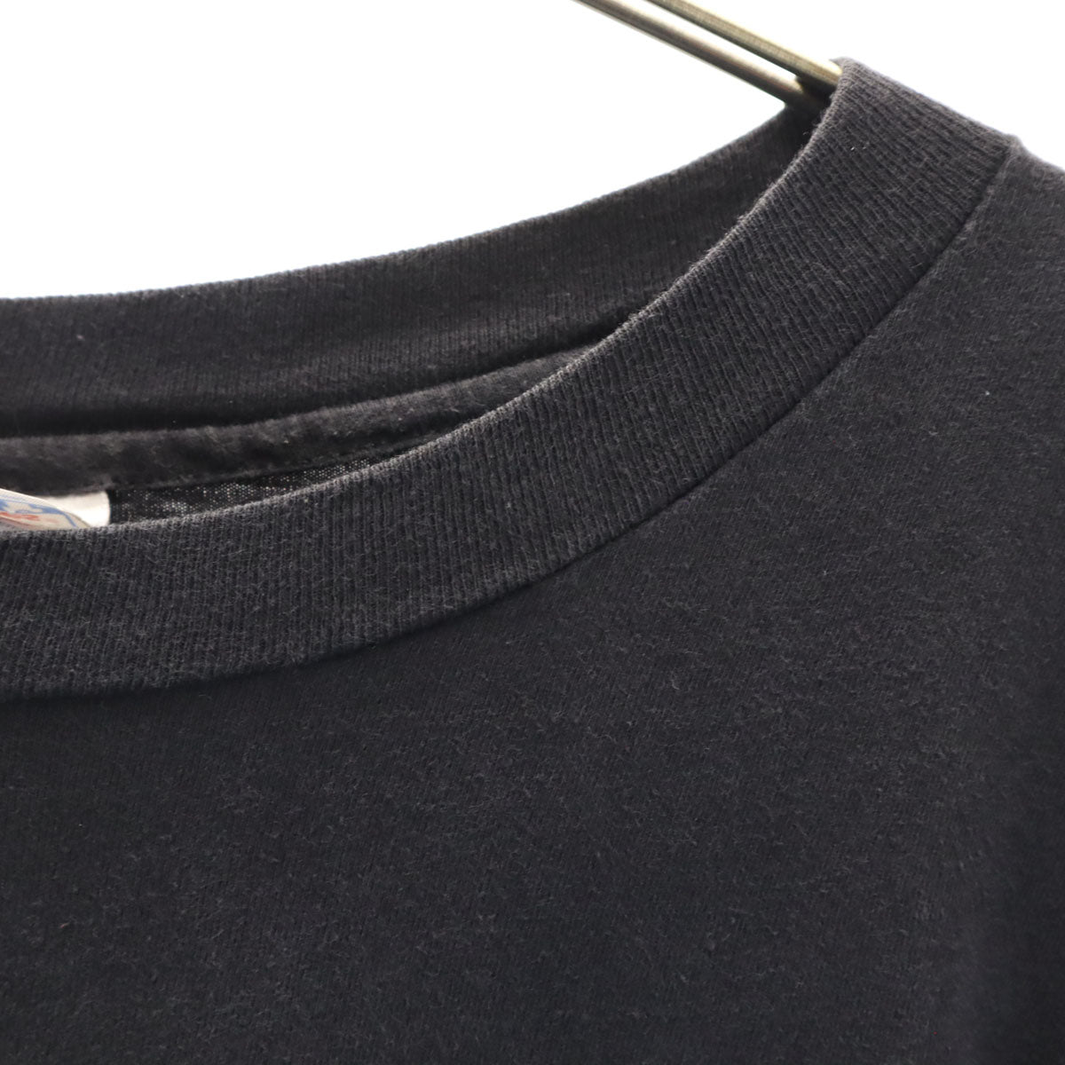 Hanes ヘインズ 90s USA製 オールド エスキモー ジョーズ 半袖 Tシャツ XXXL ブラック BEEFY-T ビッグサイズ 企業モノ シングルステッチ メンズ