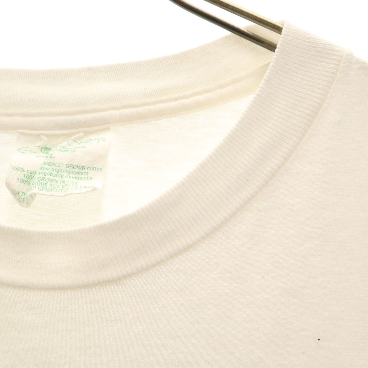 ECO SPORT エコスポーツ 90s オールド インディアン プリント 半袖 Tシャツ XL ホワイト シングルステッチ メンズ