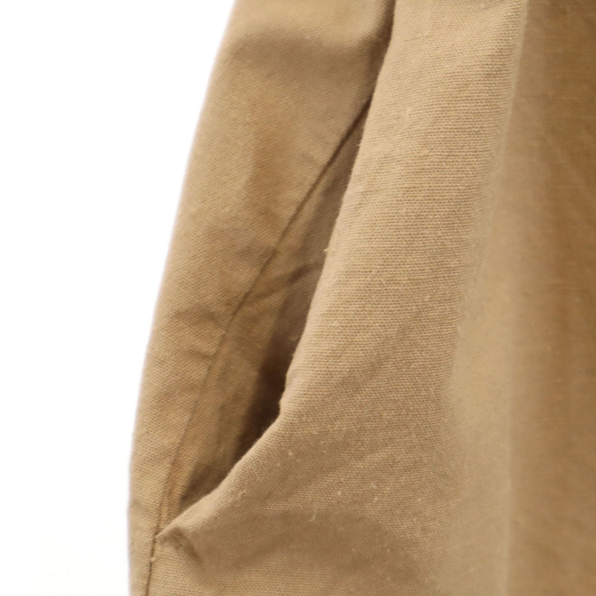 ANIECA アーニカ Vネック ベスト ブラウン ストレッチ レディース