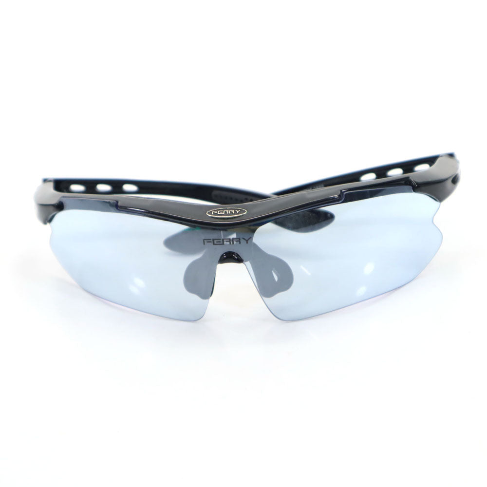フェリー スポーツ サングラス  ブラック系 ケース付き フルセット メンズ