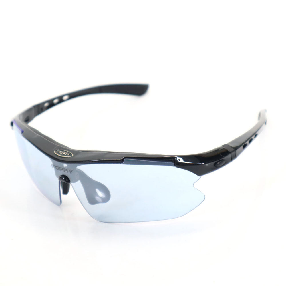 フェリー スポーツ サングラス  ブラック系 ケース付き フルセット メンズ