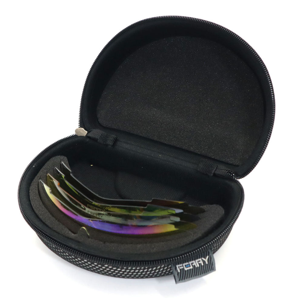 フェリー スポーツ サングラス  ブラック系 ケース付き フルセット メンズ