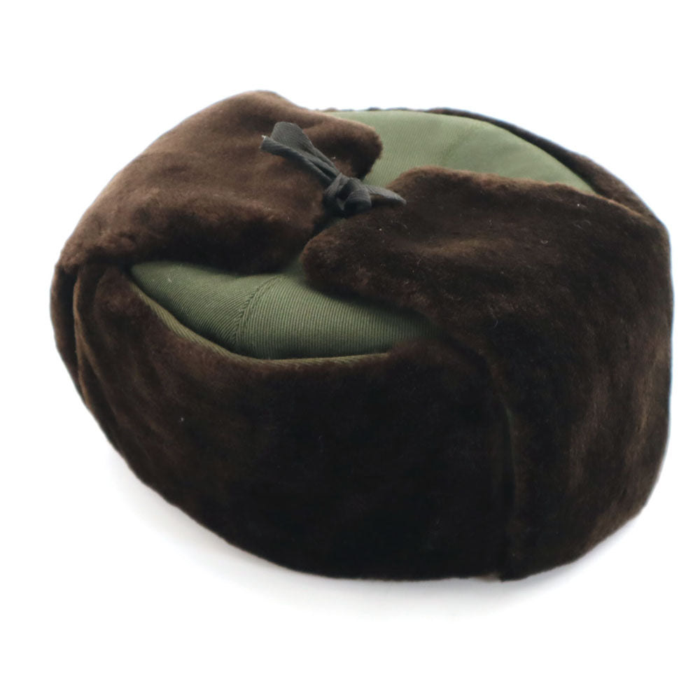 VINTAGE ヴィンテージ パイロット キャップ  ブラウン系 ボア メンズ