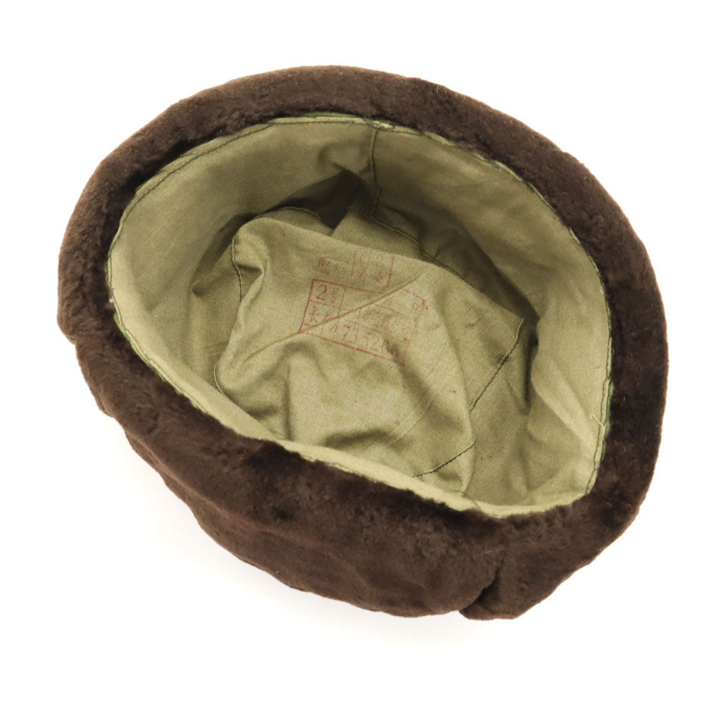 VINTAGE ヴィンテージ パイロット キャップ  ブラウン系 ボア メンズ