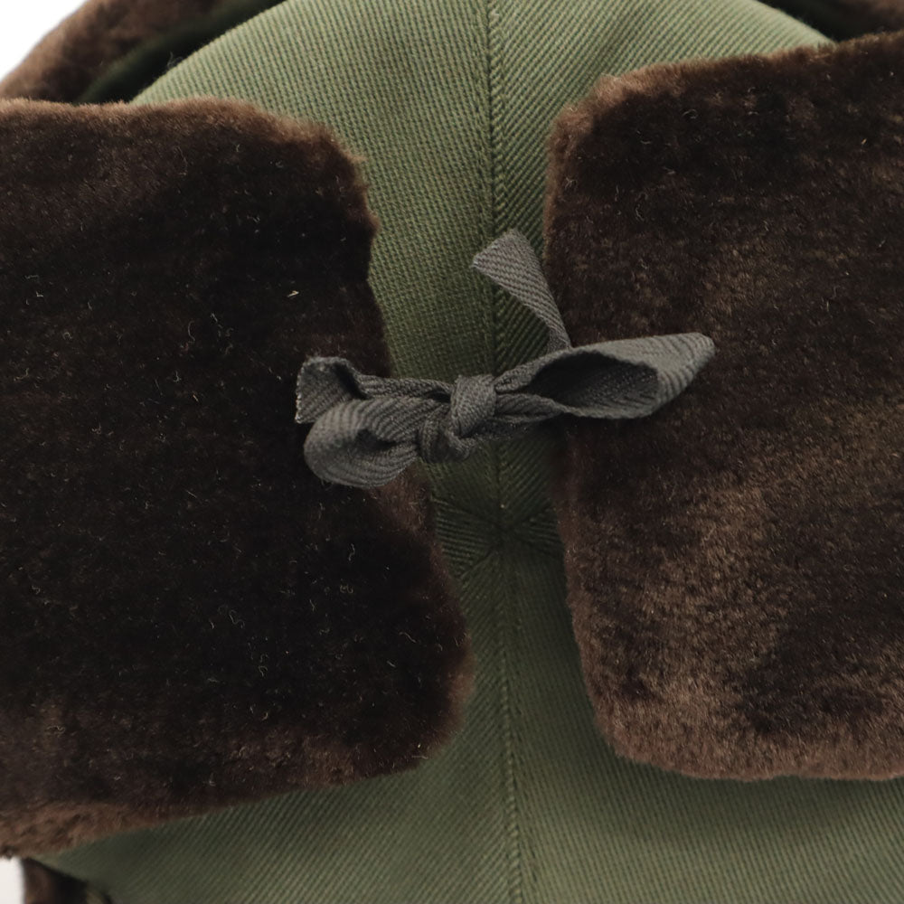 VINTAGE ヴィンテージ パイロット キャップ  ブラウン系 ボア メンズ