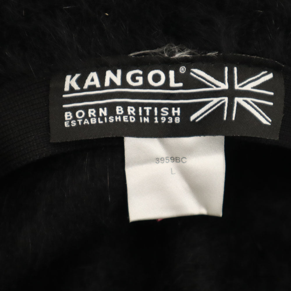 KANGOL カンゴール アンゴラブレンド ファー ハット  ブラック メンズ