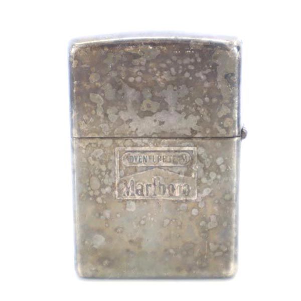 ジッポー 90s 1996年 USA製 Marlboro オイルライター  ブラウン ZIPPO オールド マルボロ メンズ