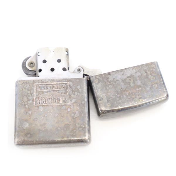 ジッポー 90s 1996年 USA製 Marlboro オイルライター  ブラウン オールド マルボロ メンズ