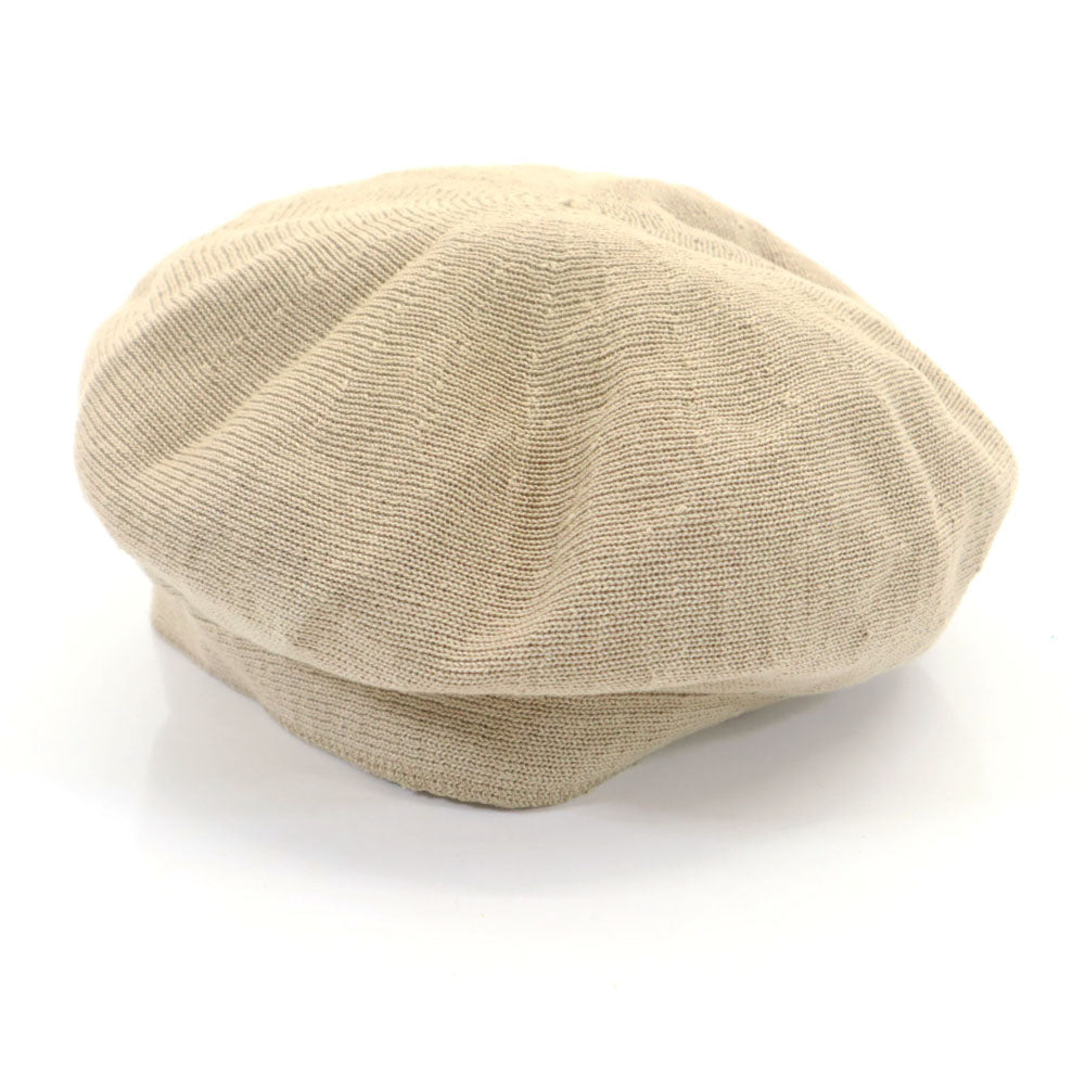 CA4LA カシラ 日本製 リネンブレンド ベレー帽 ベージュ 帽子 レディース