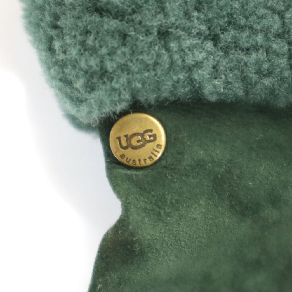 UGG アグ グローブ 手袋 M グリーン 箱付き レディース