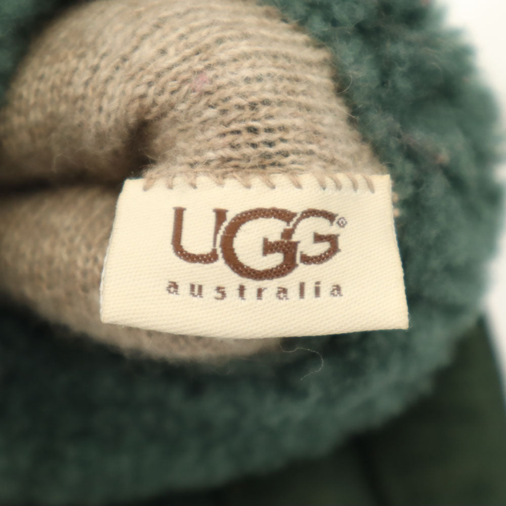UGG アグ グローブ 手袋 M グリーン 箱付き レディース