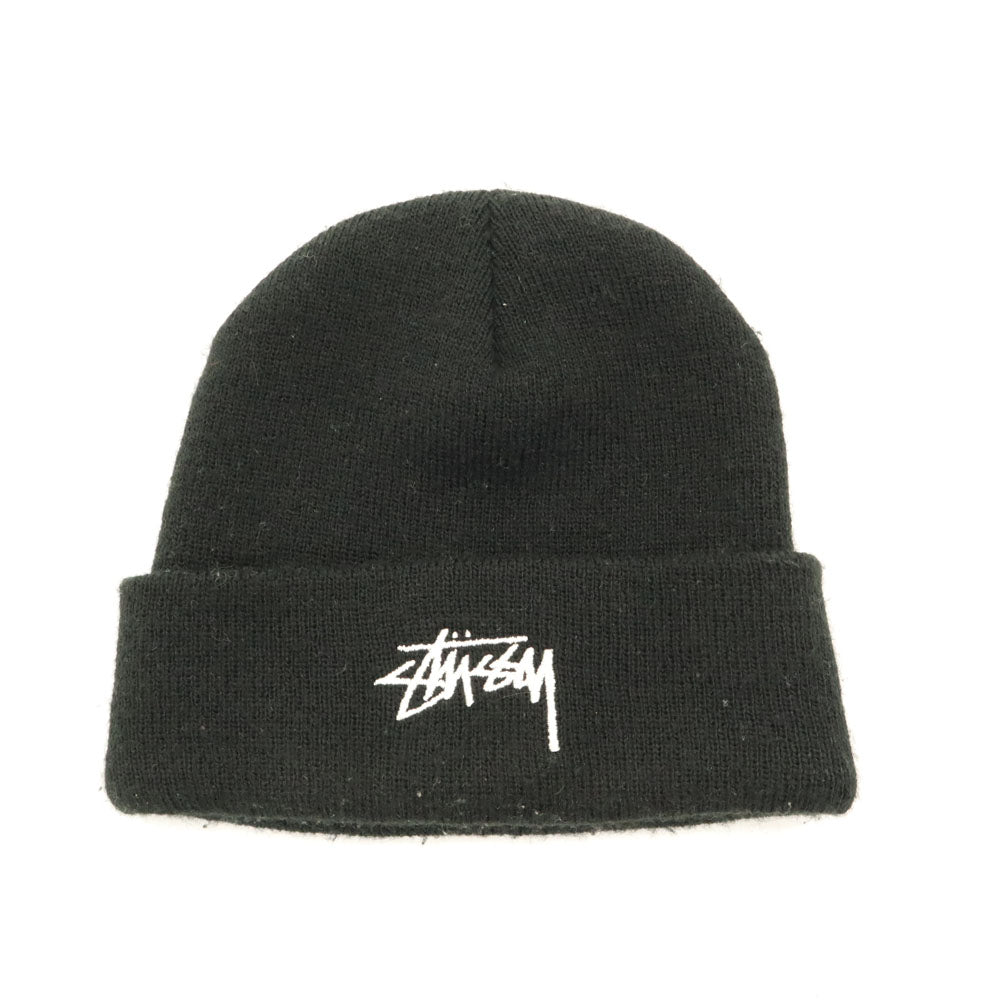 ステューシー アメリカ製 アクリル ニットキャップ ブラック STUSSY ビーニー メンズ