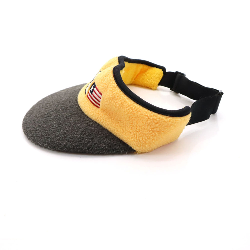 パーリーゲイツ ゴルフ フリース サンバイザー FR イエロー PEARLY GATES GOLF メンズ