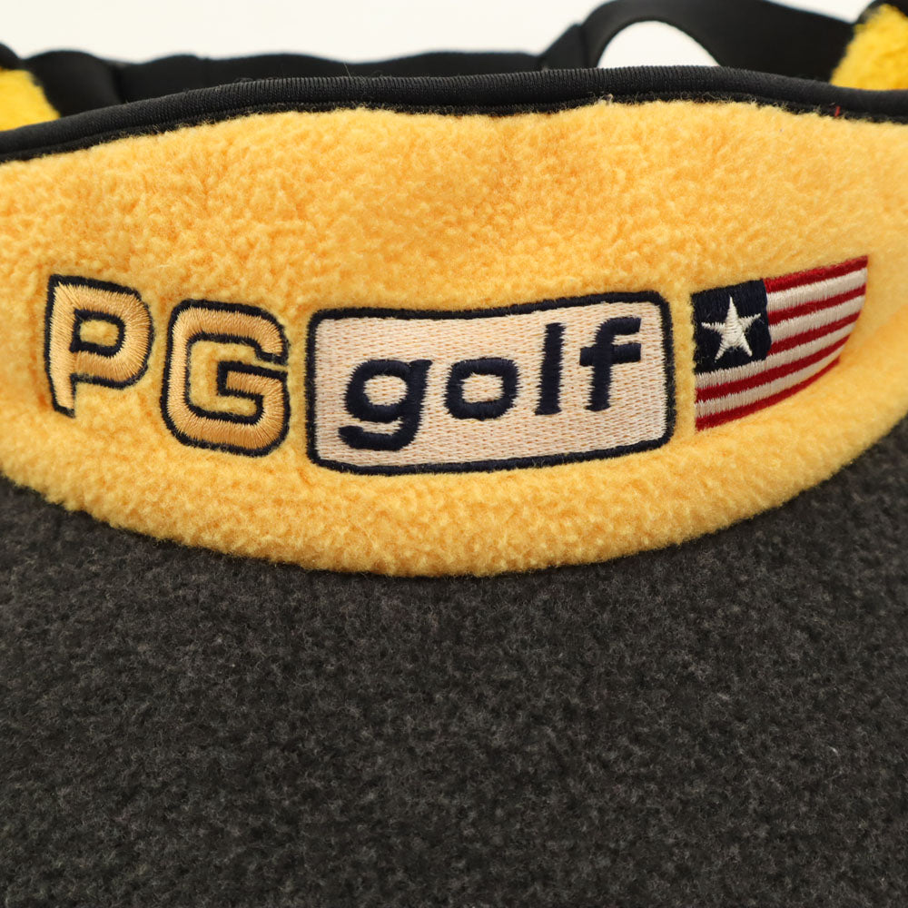 パーリーゲイツ ゴルフ フリース サンバイザー FR イエロー PEARLY GATES GOLF メンズ