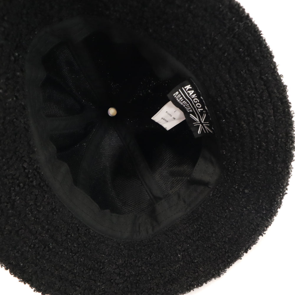 カンゴール パイル地 バケット ハット L ブラック KANGOL 帽子 メンズ