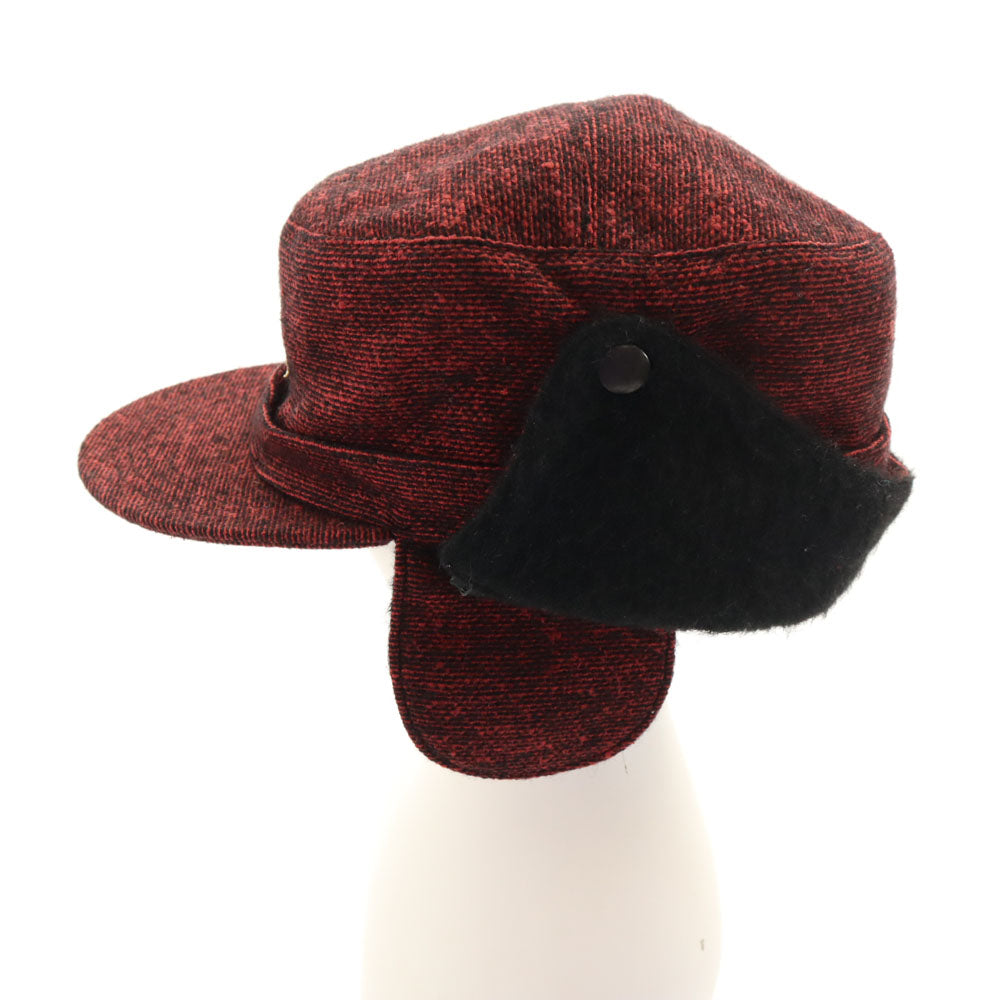 シラノブロス 日本製 カシラ コラボ フライト キャップ レッド系 T BROS ＆ CO. x CA4LA 帽子 ジェット 2WAY メンズ