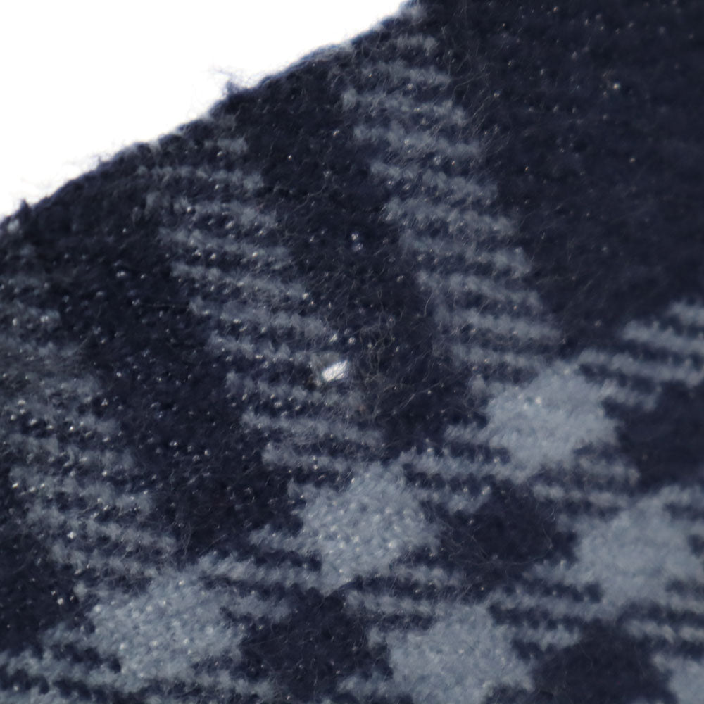 バーバリーズ 英国製 チェック柄 マフラー  ネイビー Burberrys ユニセックス メンズ